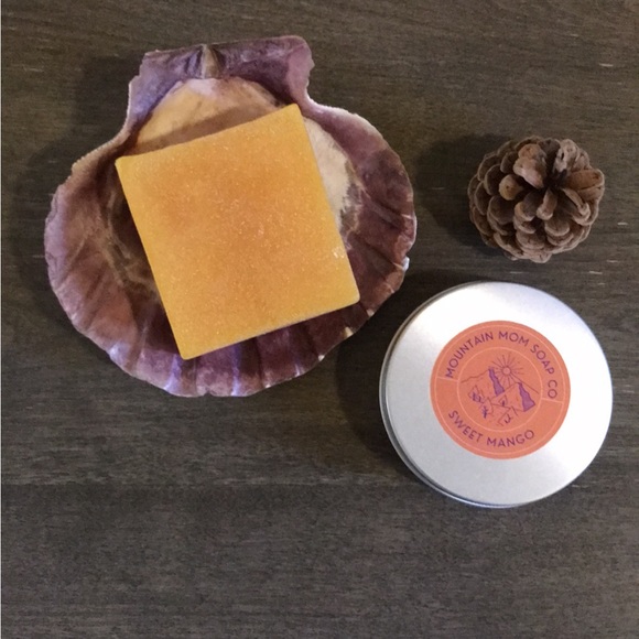 Handmade Mango glycerin soap and Handmade Mango body butter bundle - Picture 3 of 4